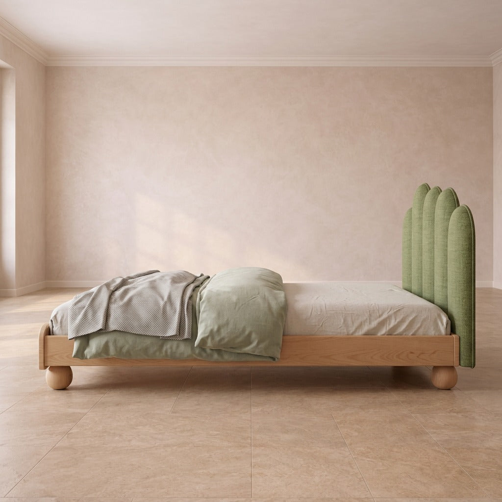Wren Kids Upholstered Wooden Bed