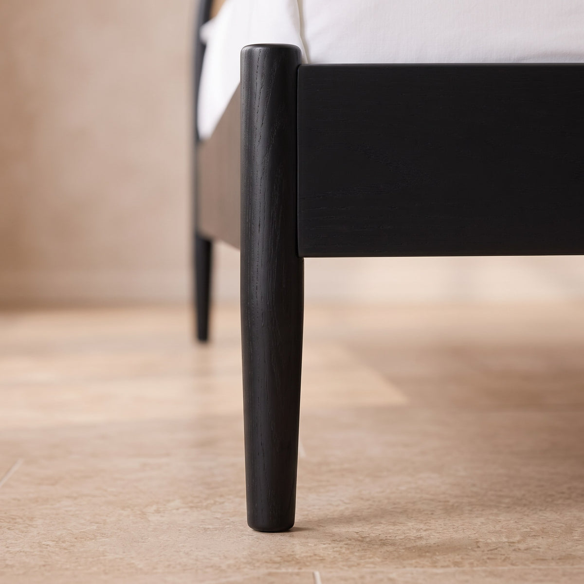 Ira Cane Wooden Bed