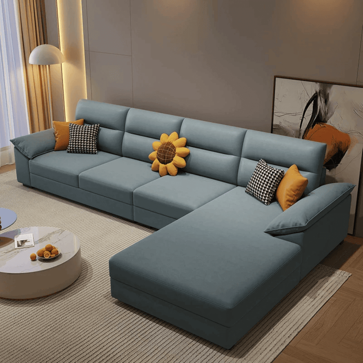 Lisa Fabric Lounger Sofa