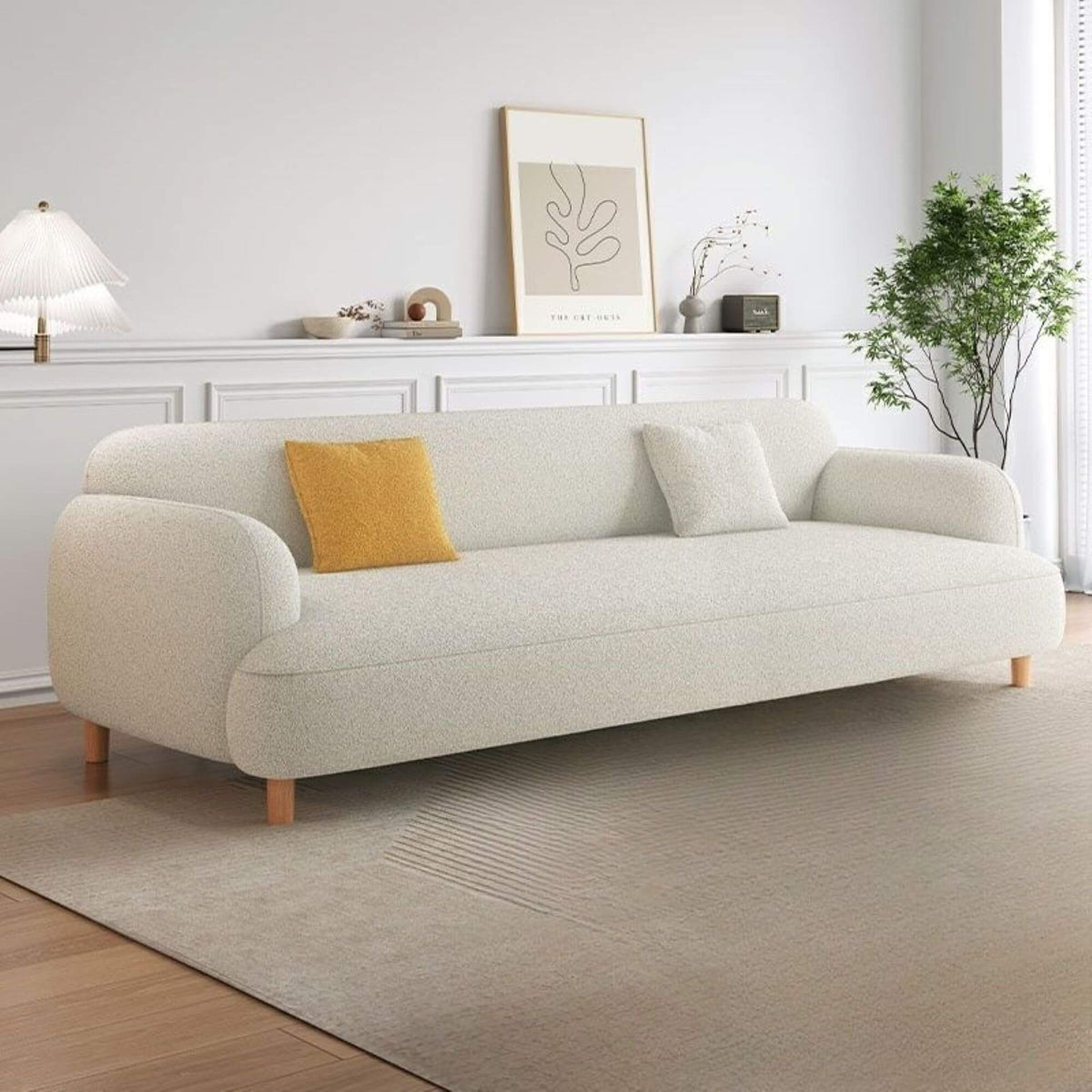 Frost Minimalism Fabric Sofa