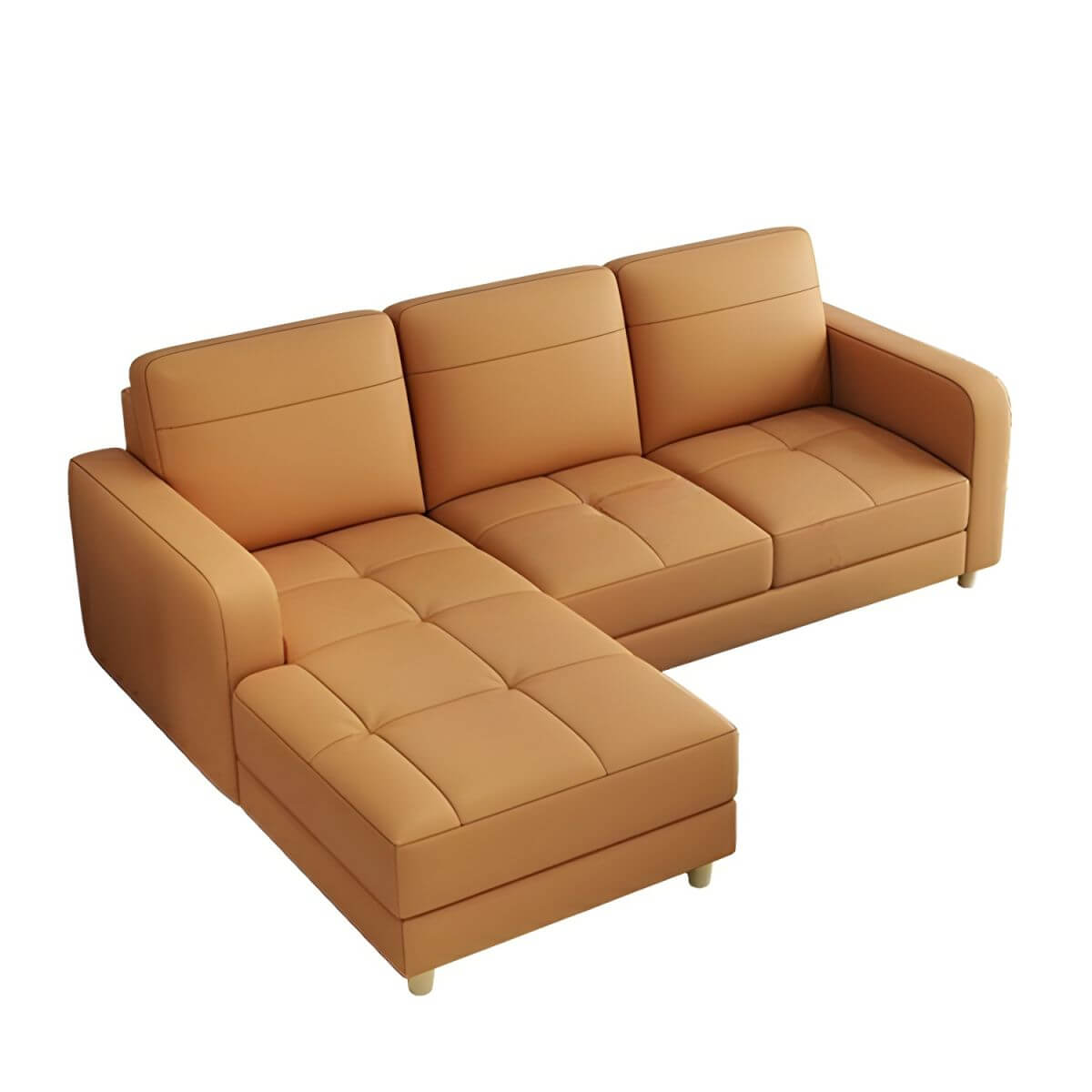 Mona Leatherette Lounger Sofa