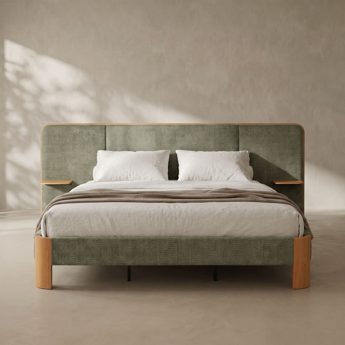 Elodie Upholstered Wooden Bed