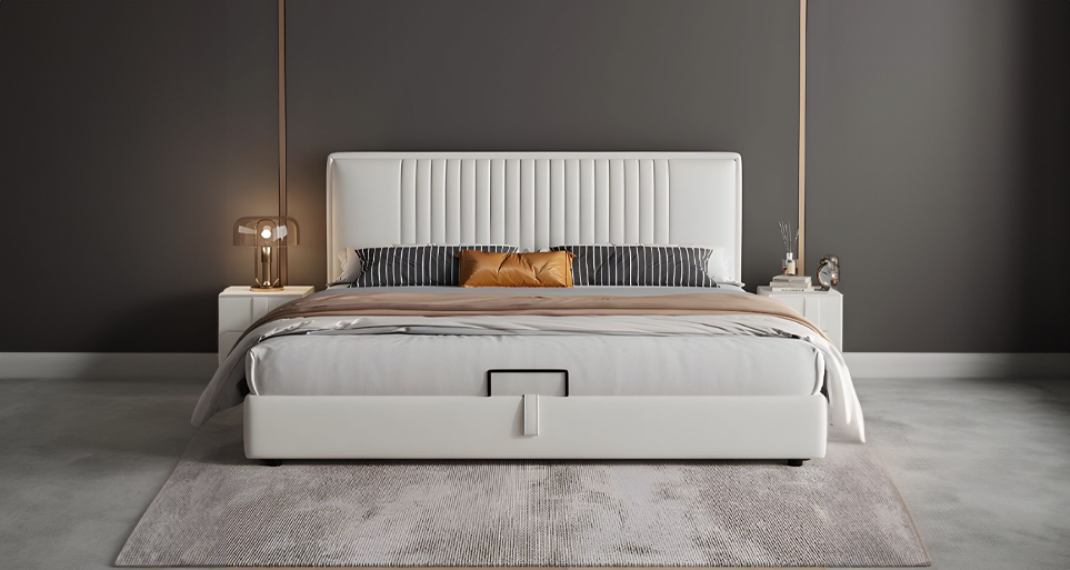 Corin Upholstered Bed for Comfortable Sleep | Made to Order