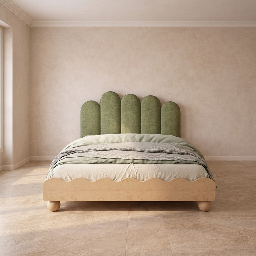 Wren Kids Upholstered Wooden Bed