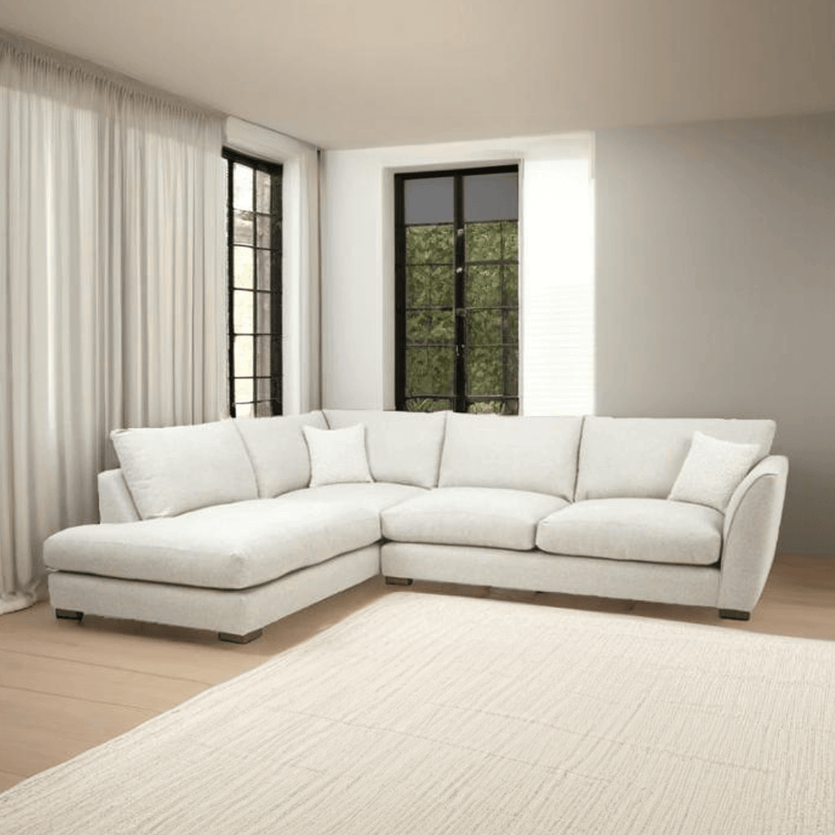 Quentin Fabric Sectional Sofa