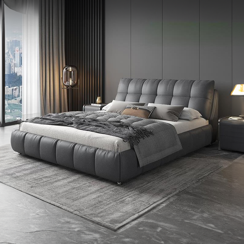 Hugo Upholstered Bed for Comfortable Sleep | Made to Order