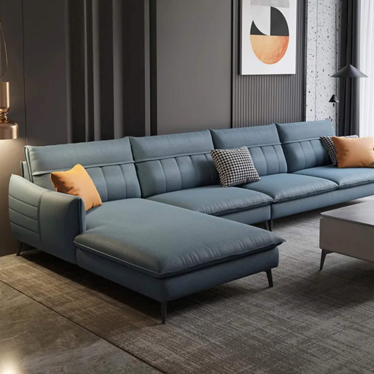 Pablo Leatherette Lounger Sofa