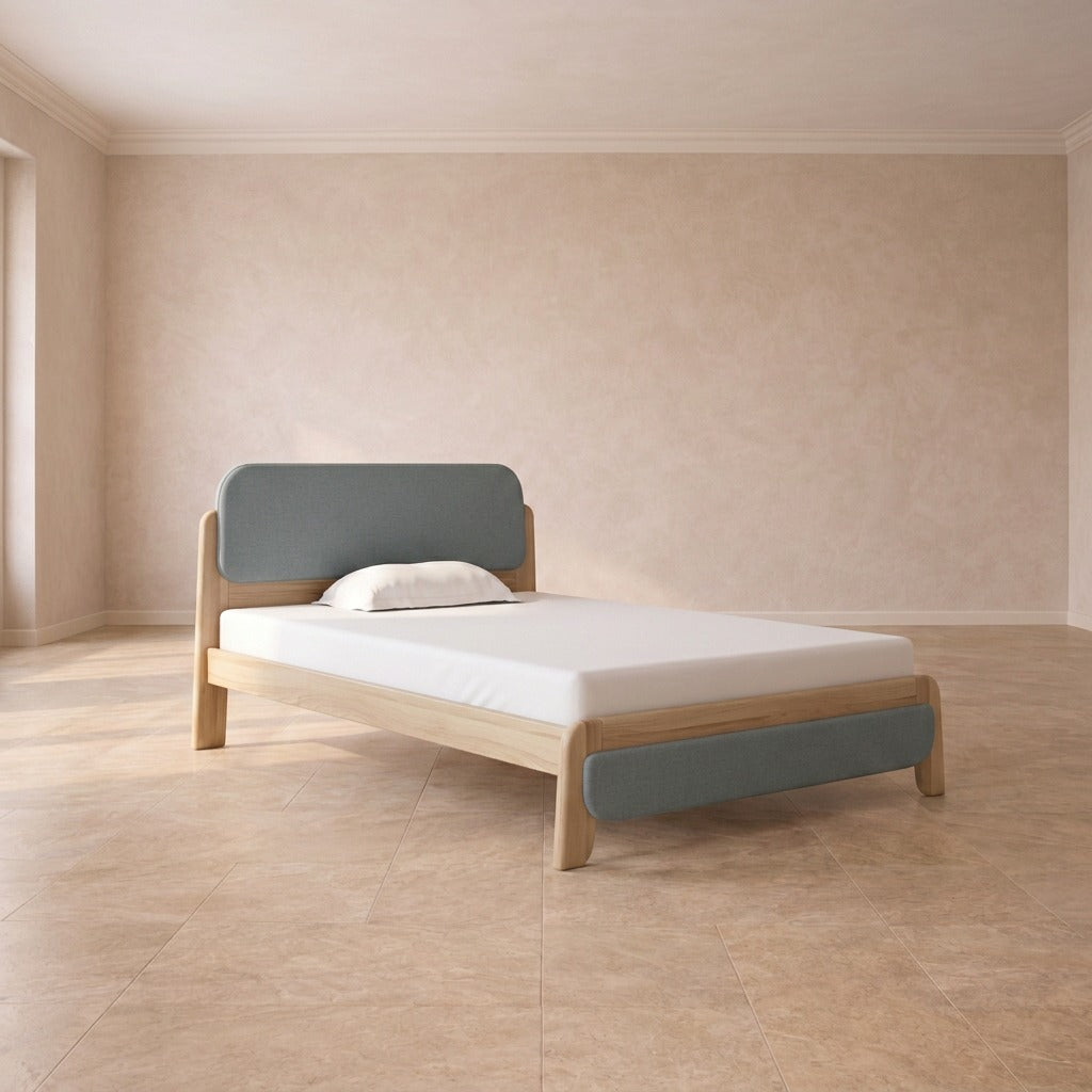 Jack Upholstered Wooden Kids Bed