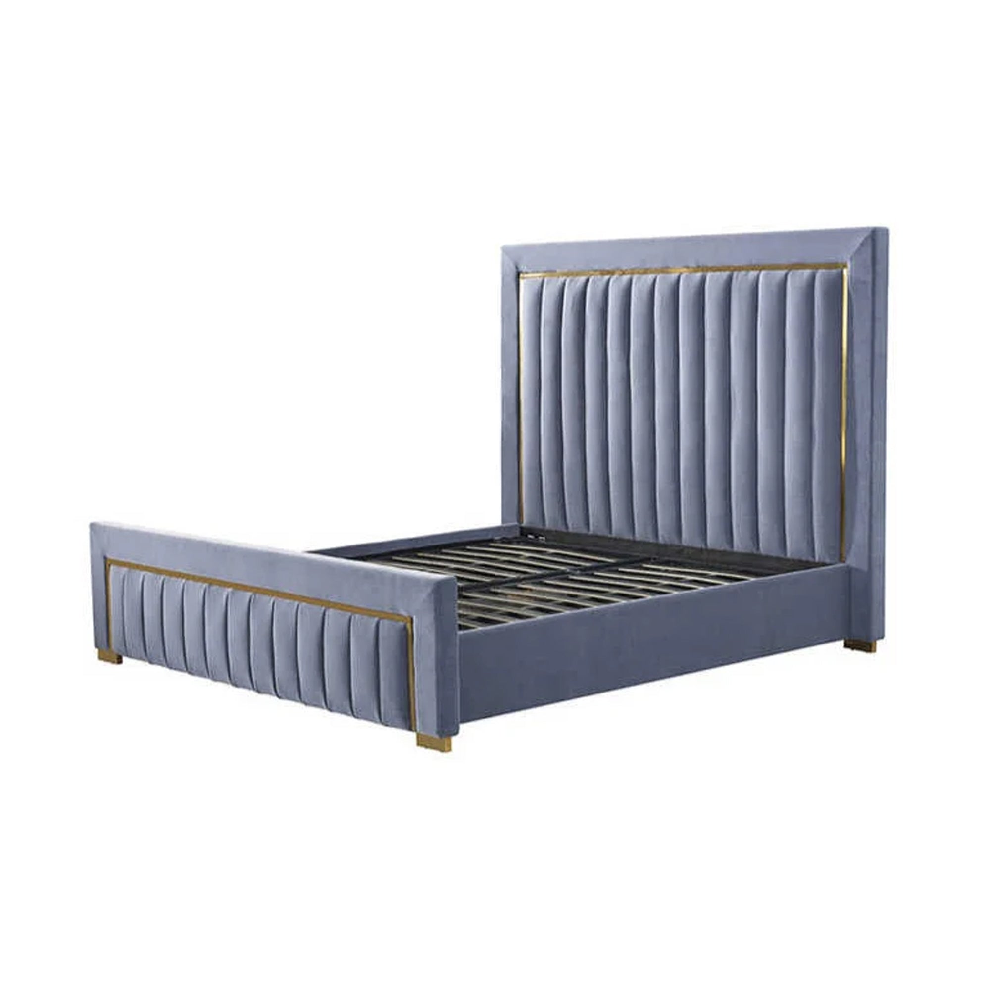 King size bed bed, featuring high-backrest support for a modern bed design.