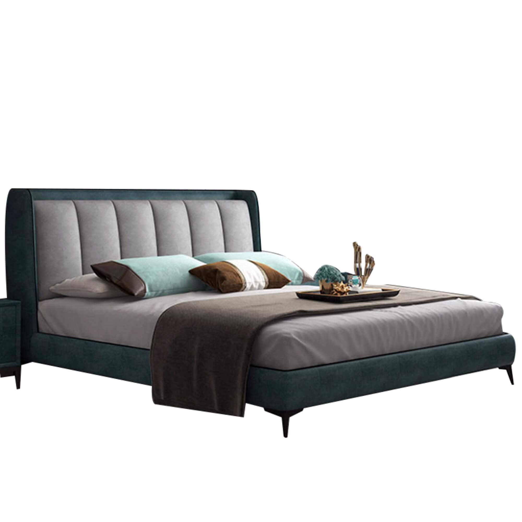 Bed & cot, a stunning combination of sleek design and practical comfort, leatherette bed