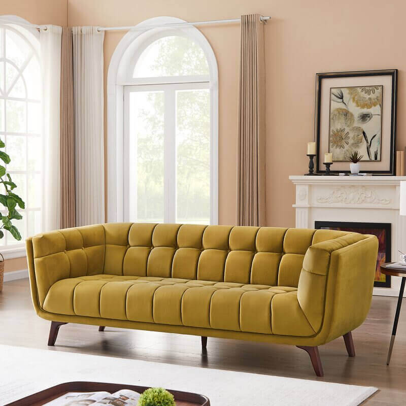 Austin Tufted Fabric Sofa