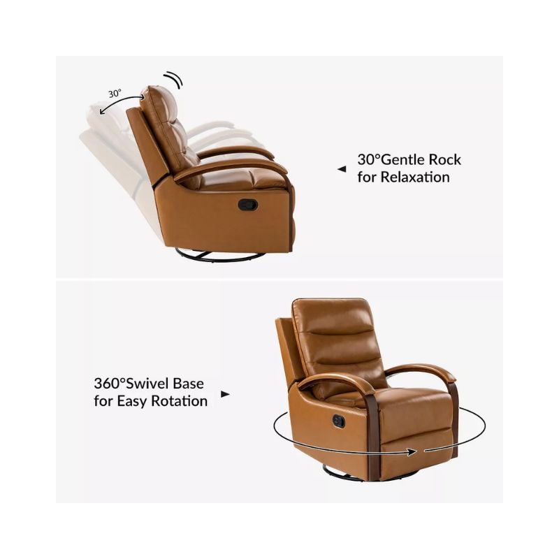 Gillian Recliner – Rugged Style with Plush Comfort