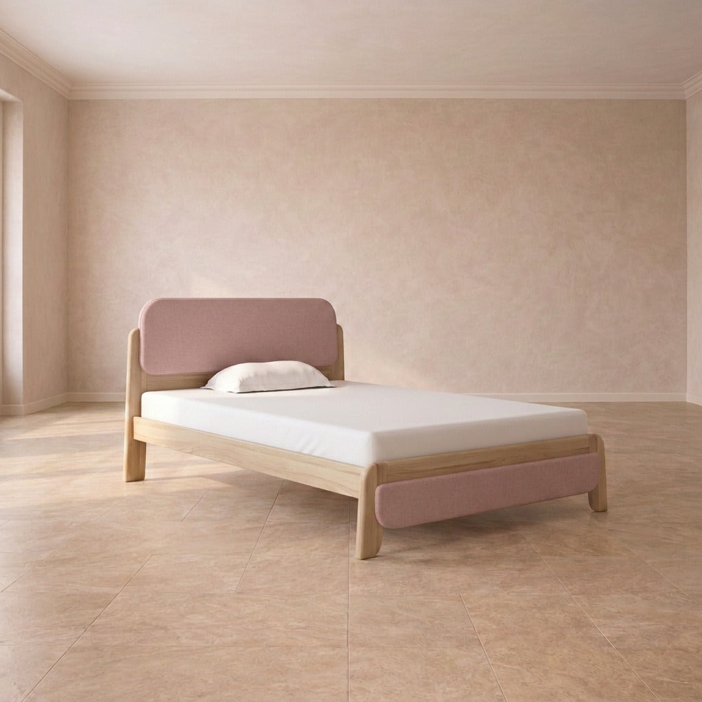 Jill Upholstered Wooden Kids Bed