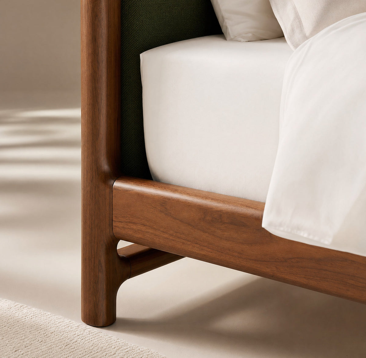 Matis Upholstered Wooden Bed