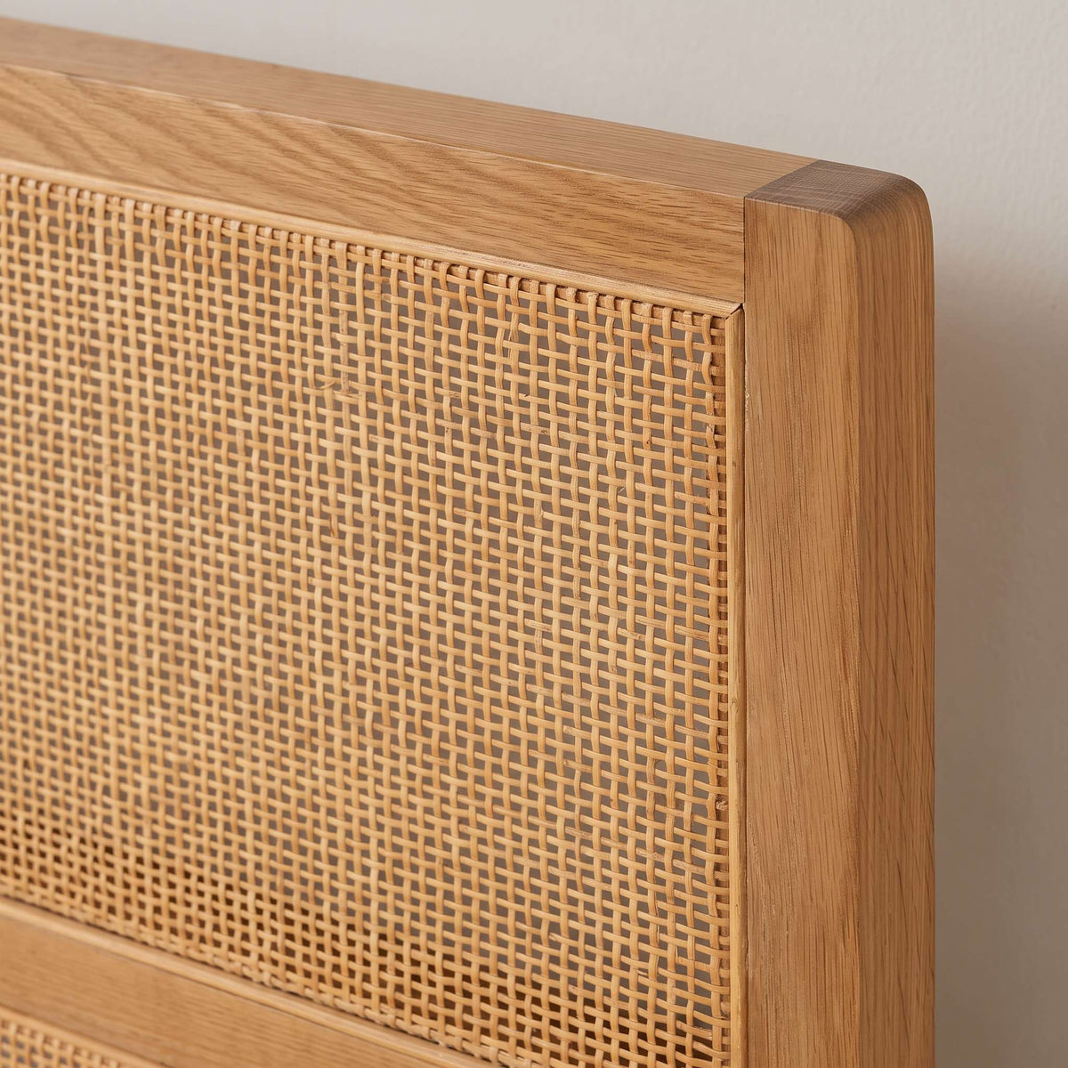 Flinn Cane Wooden Bed