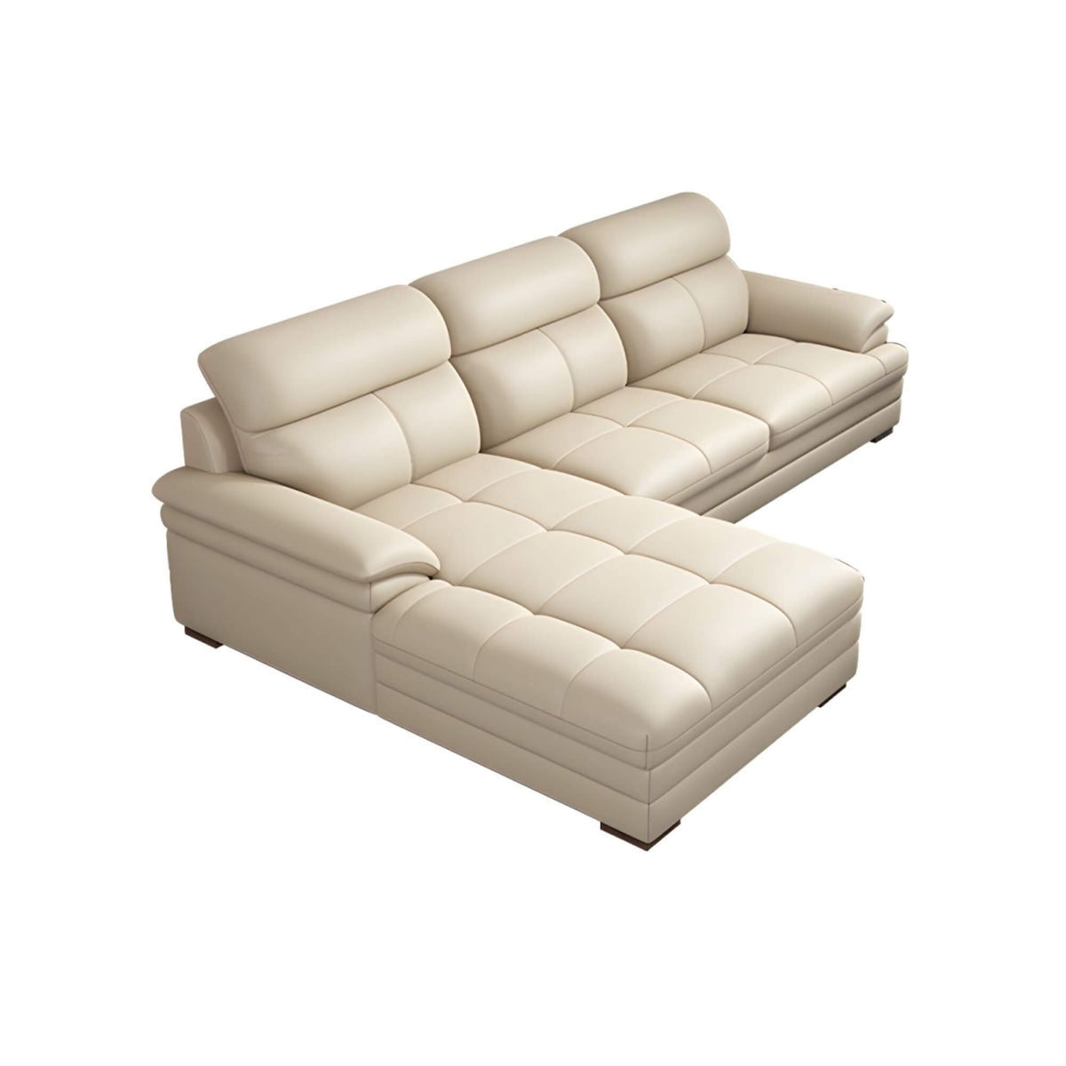 Emily Leatherette Lounger Sofa