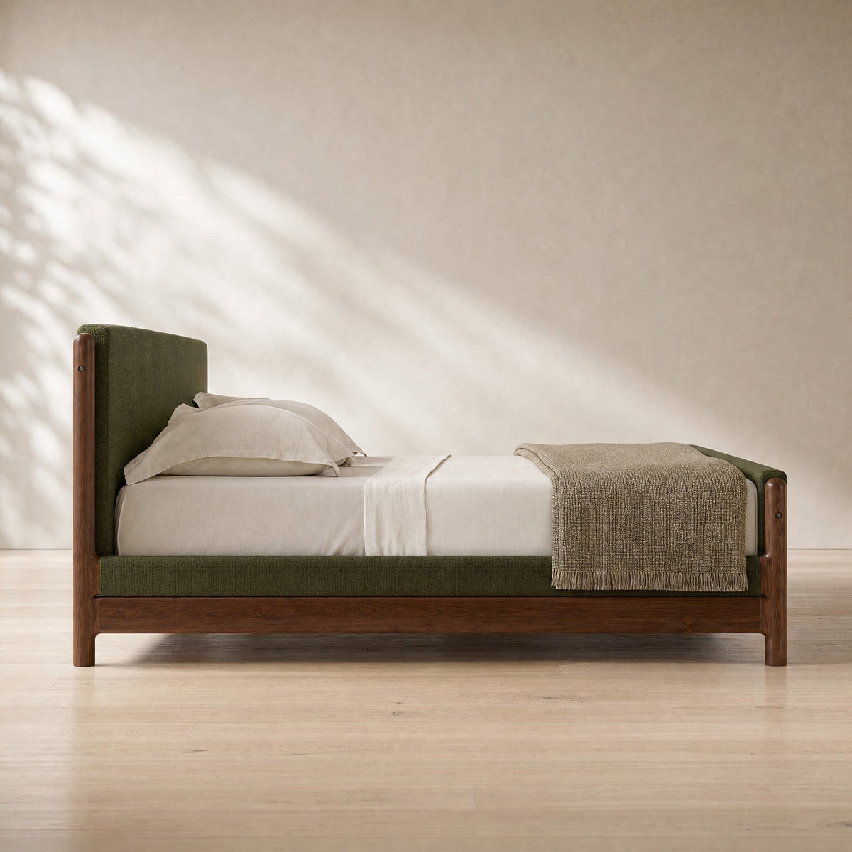 Matis Upholstered Wooden Bed