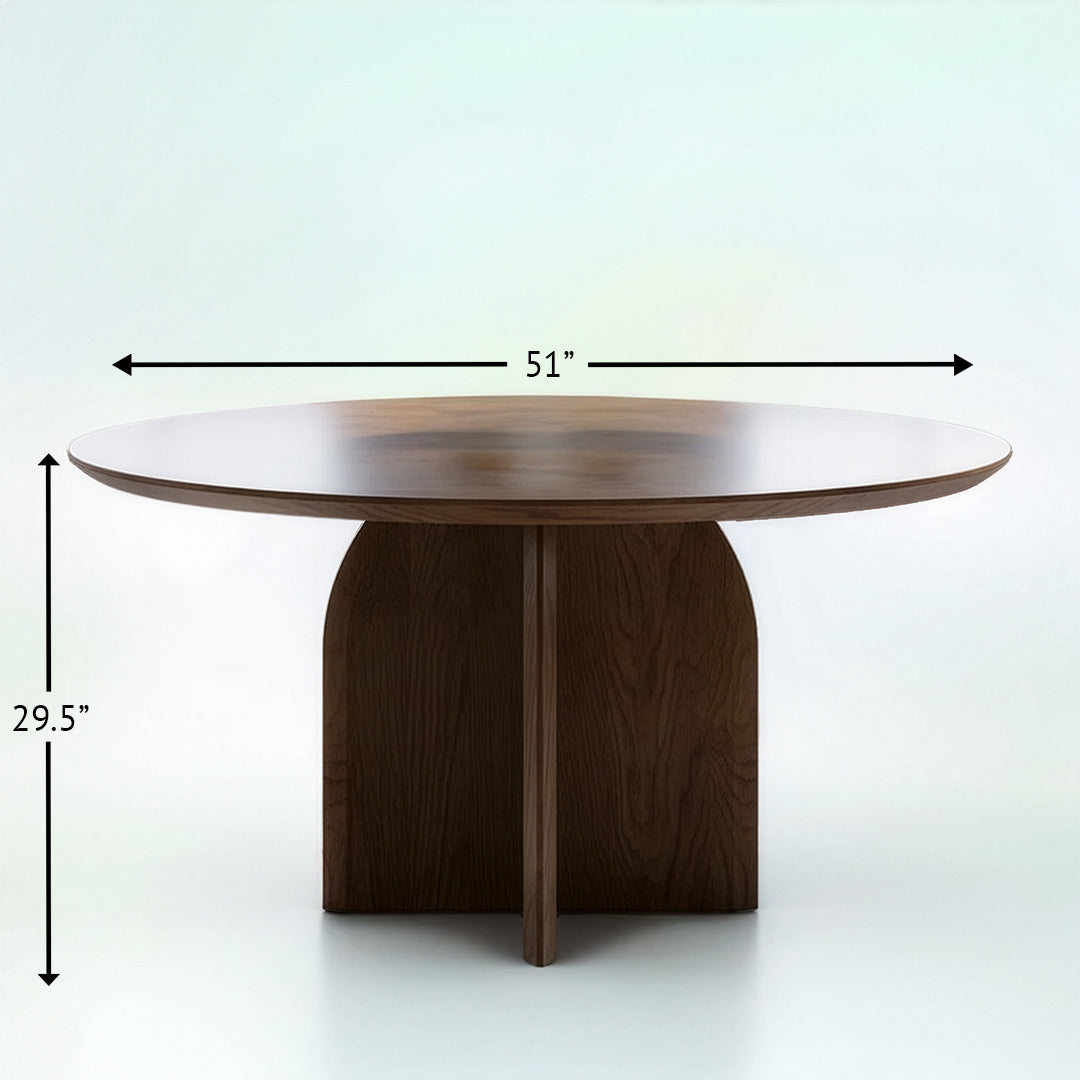Aurelia | Round Dining Set with Woven Cane Chairs