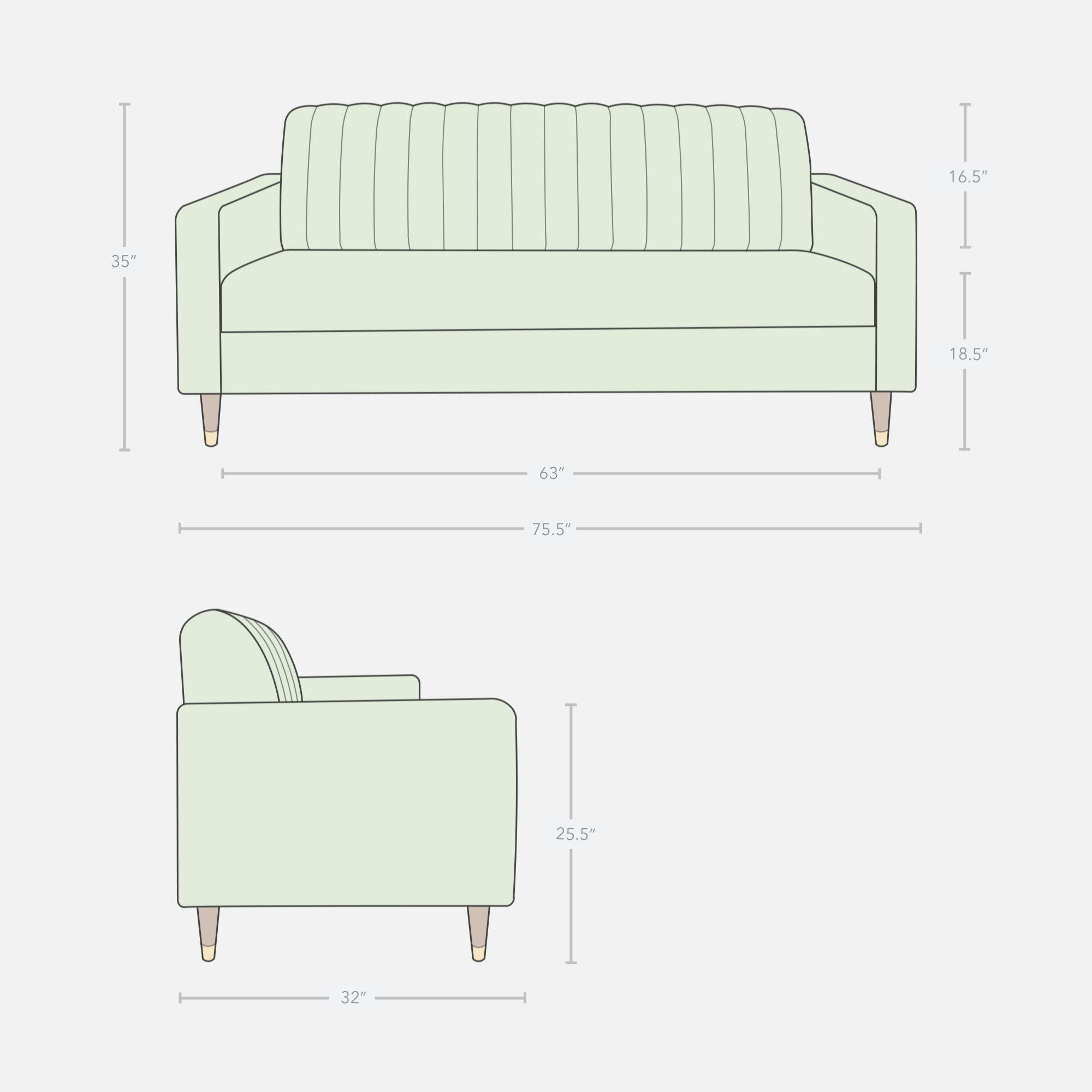 Darren 3 Seater Sofa