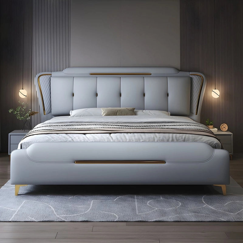 Velin Upholstered Bed Custom Built to Order | Direct from Factory