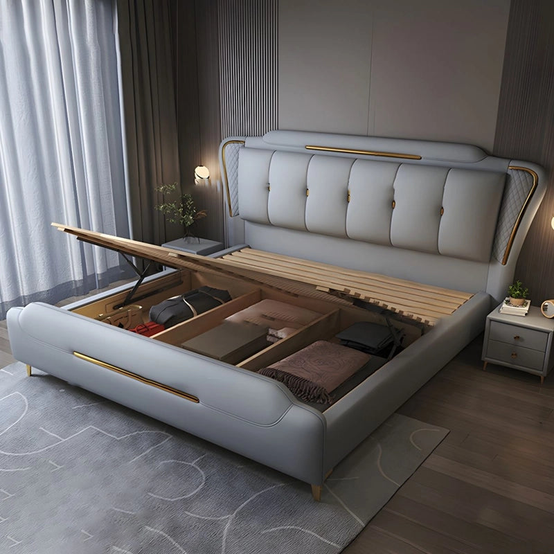 Velin Upholstered Bed Custom Built to Order | Direct from Factory
