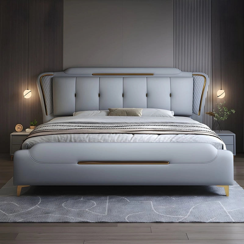 Velin Upholstered Bed Custom Built to Order | Direct from Factory