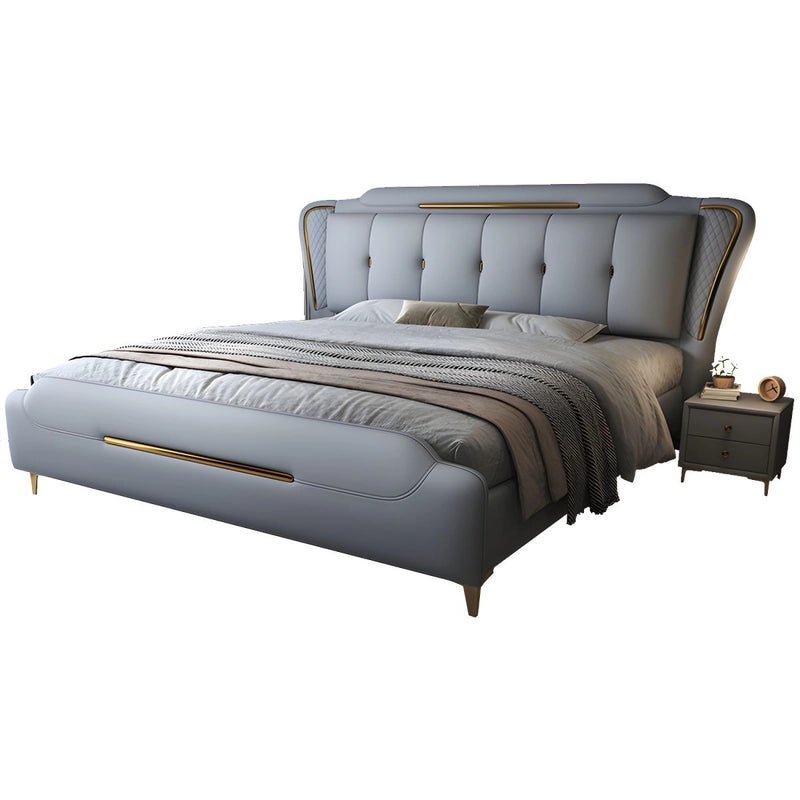 Velin Upholstered Bed Custom Built to Order | Direct from Factory