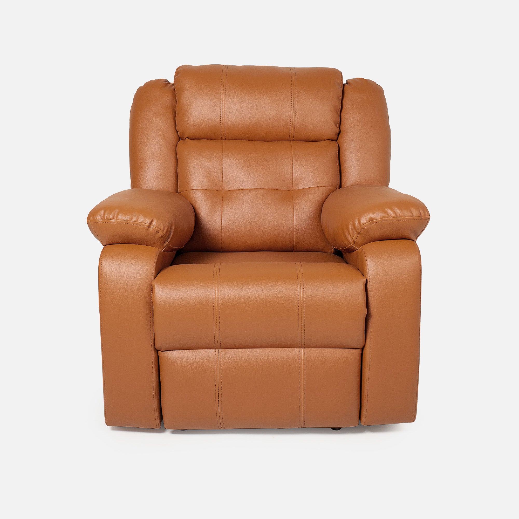 Leatherette recliner best sale