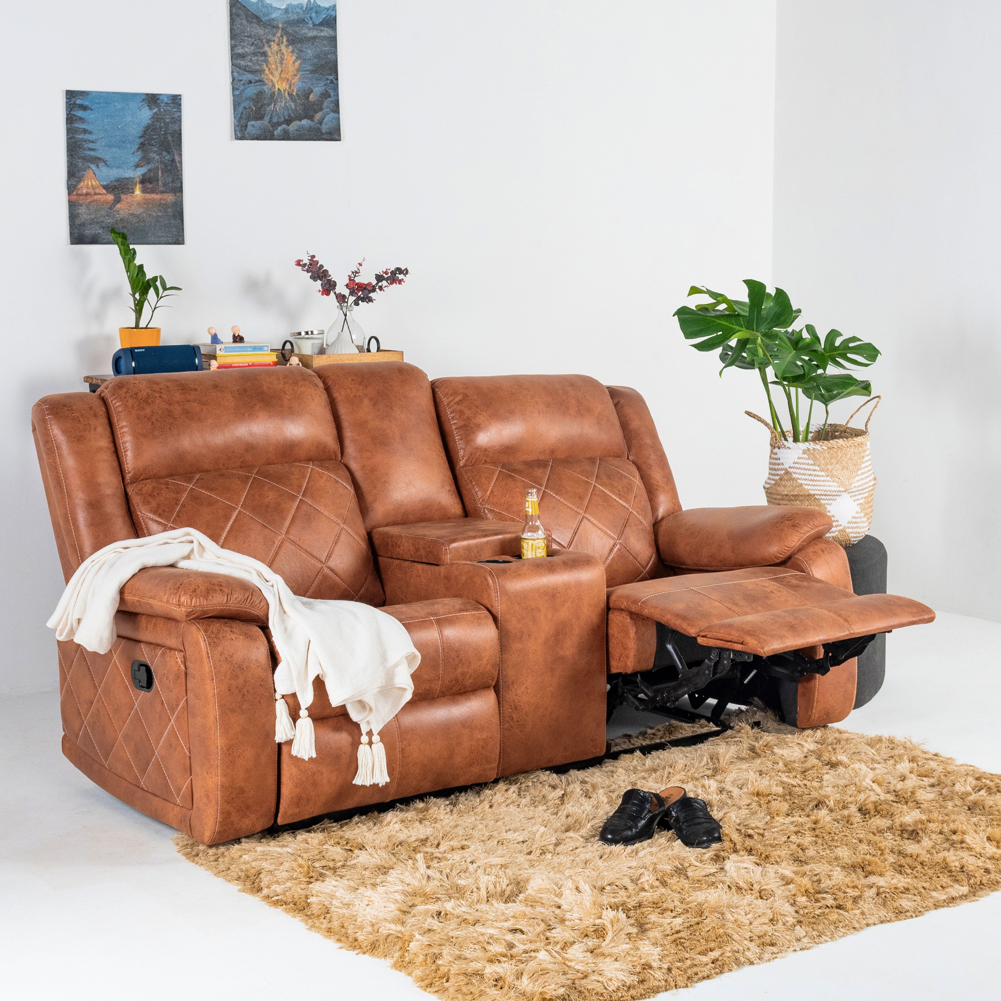 Furniture Buy A Recliner Chair Marvin Seater Recliner With Console