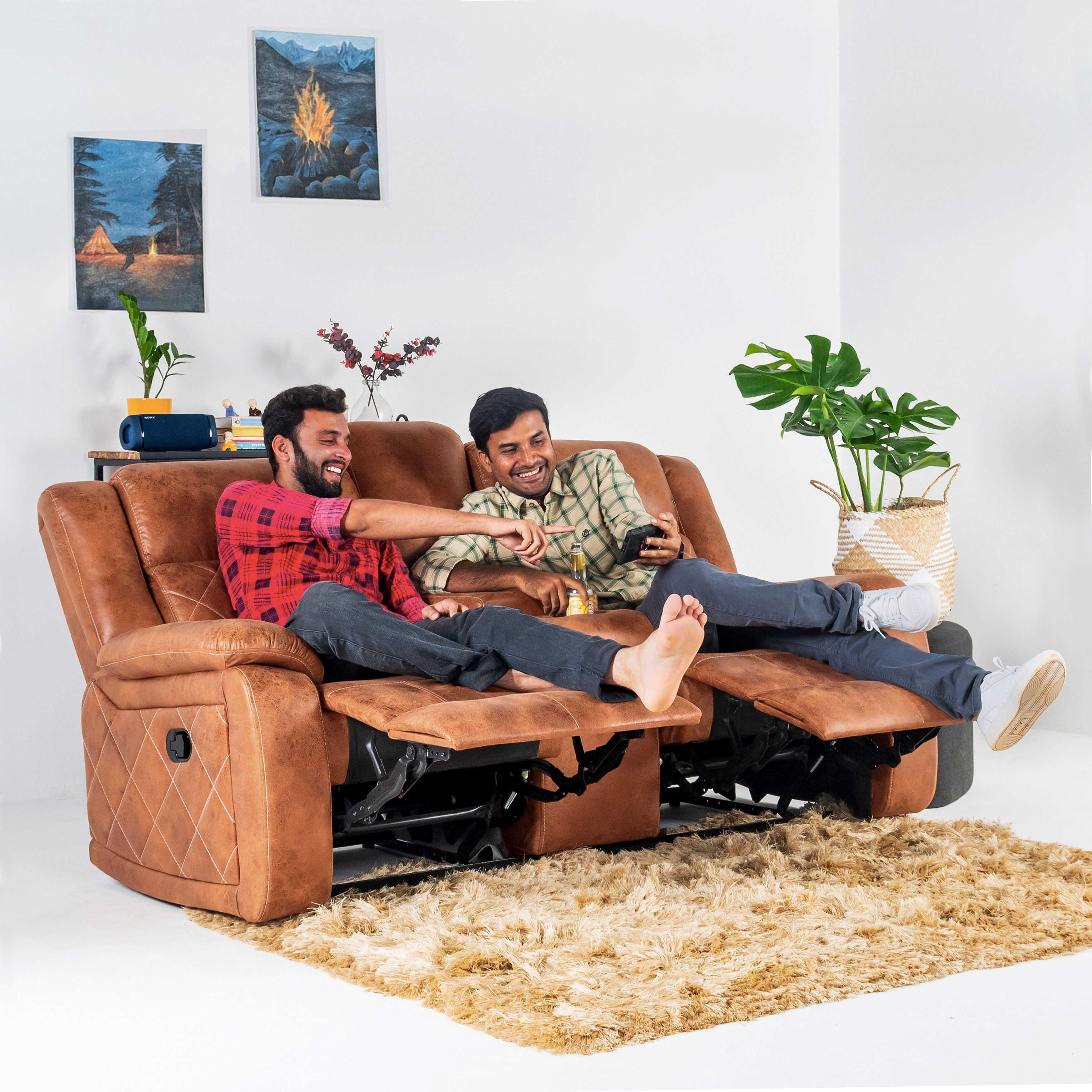 Marvin 2 Seater Recliner with Console