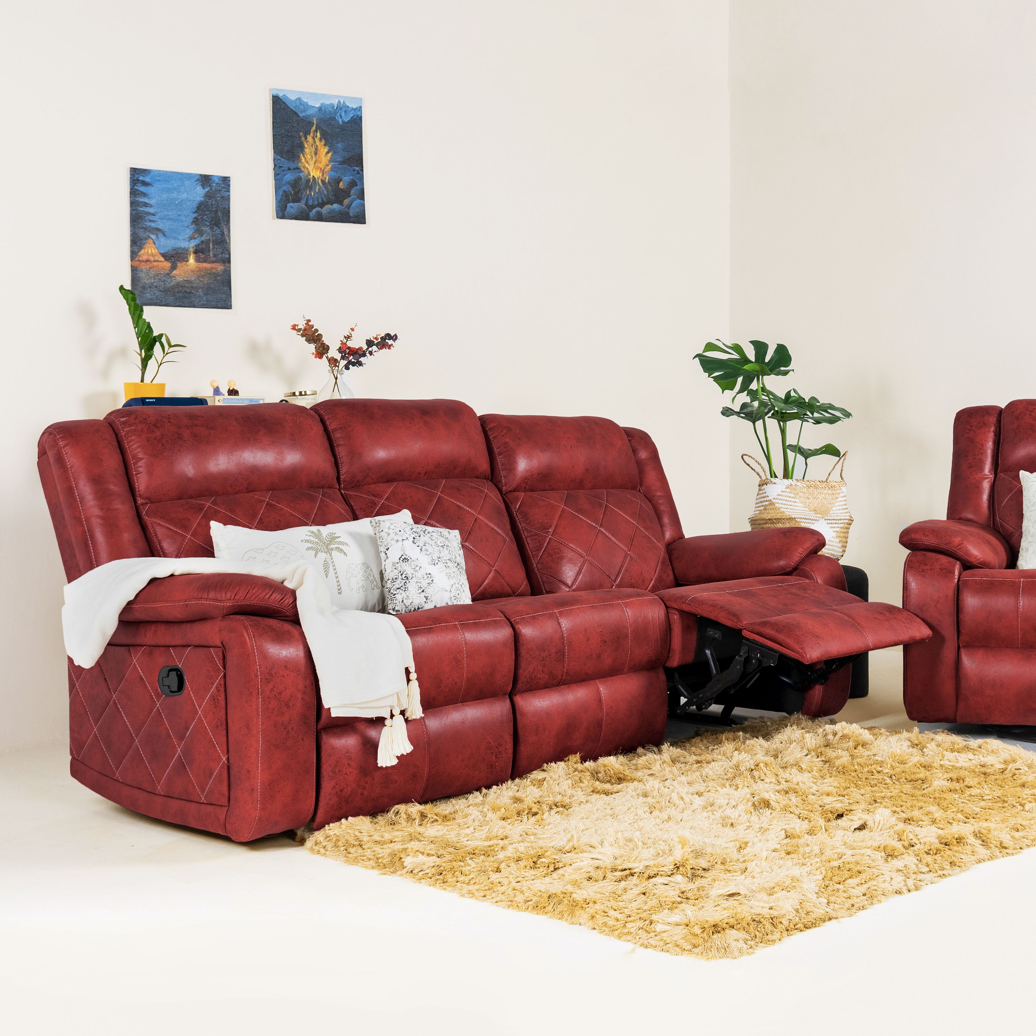 Seat Reclining Sofa Marvin Seater Recliner Sofa