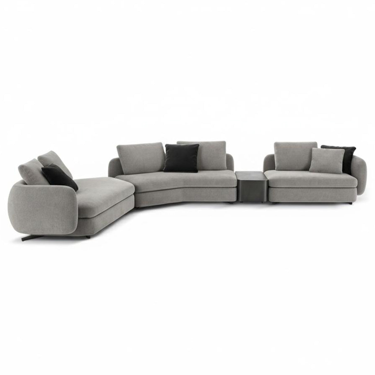 The Meridian | Modern Low-Profile L-Shaped Sectional