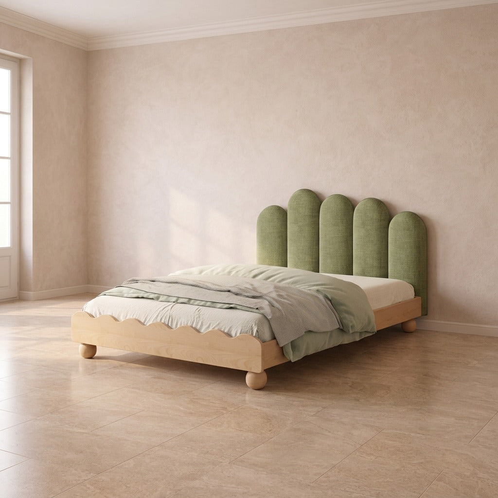 Wren Kids Upholstered Wooden Bed