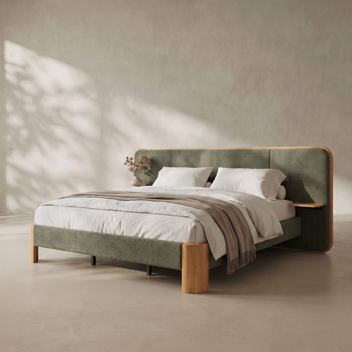 Elodie Upholstered Wooden Bed