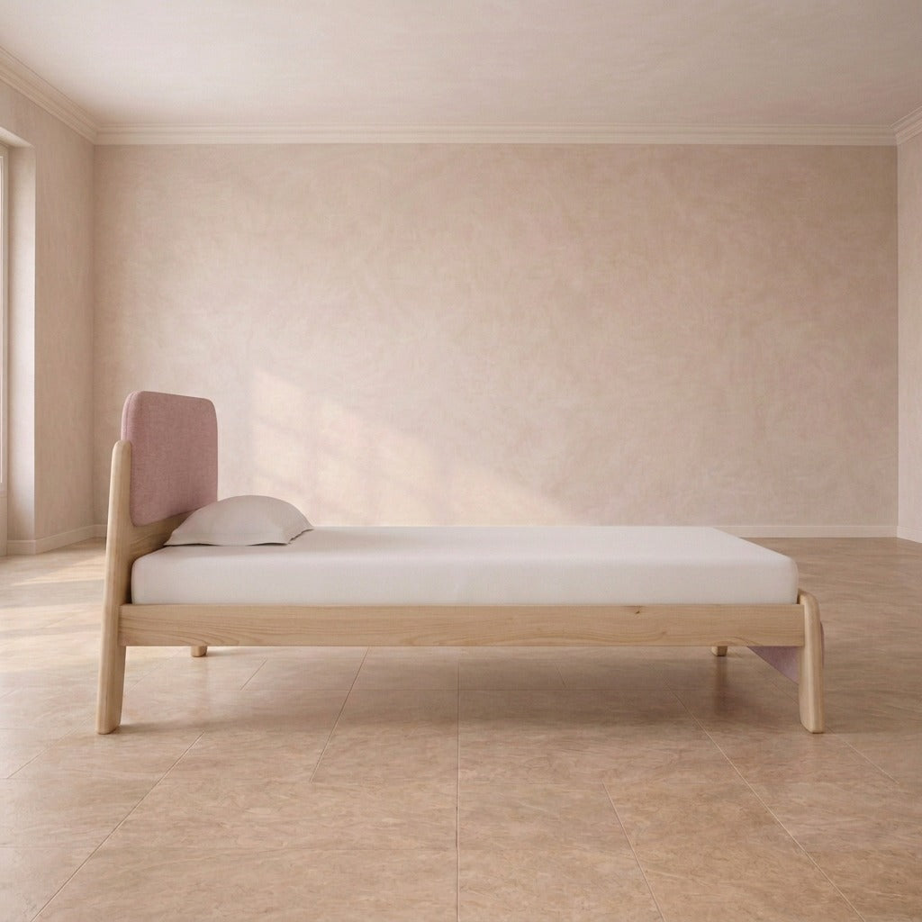 Jill Upholstered Wooden Kids Bed