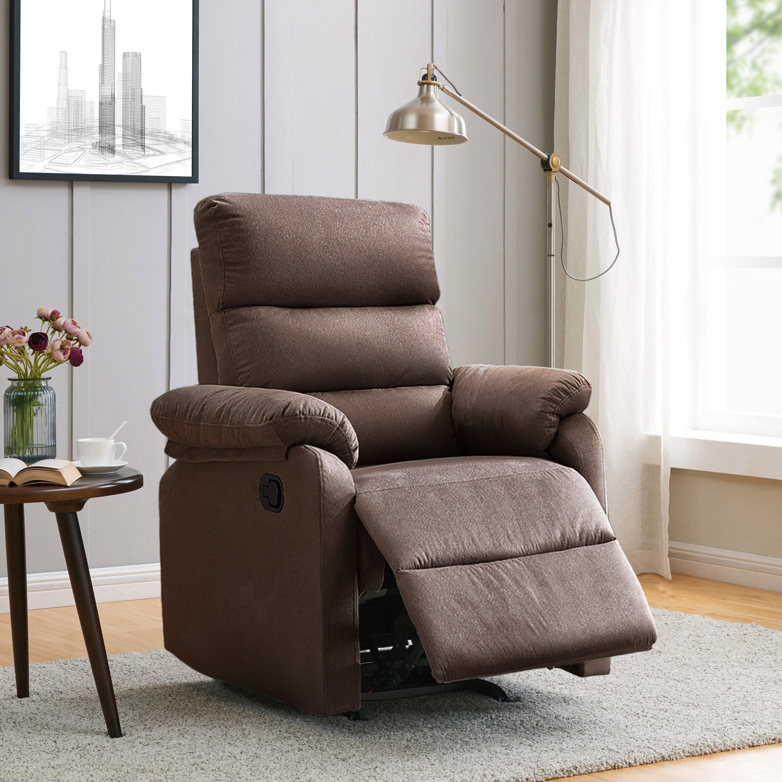 Cypress Manual Fabric Recliner - Main Image