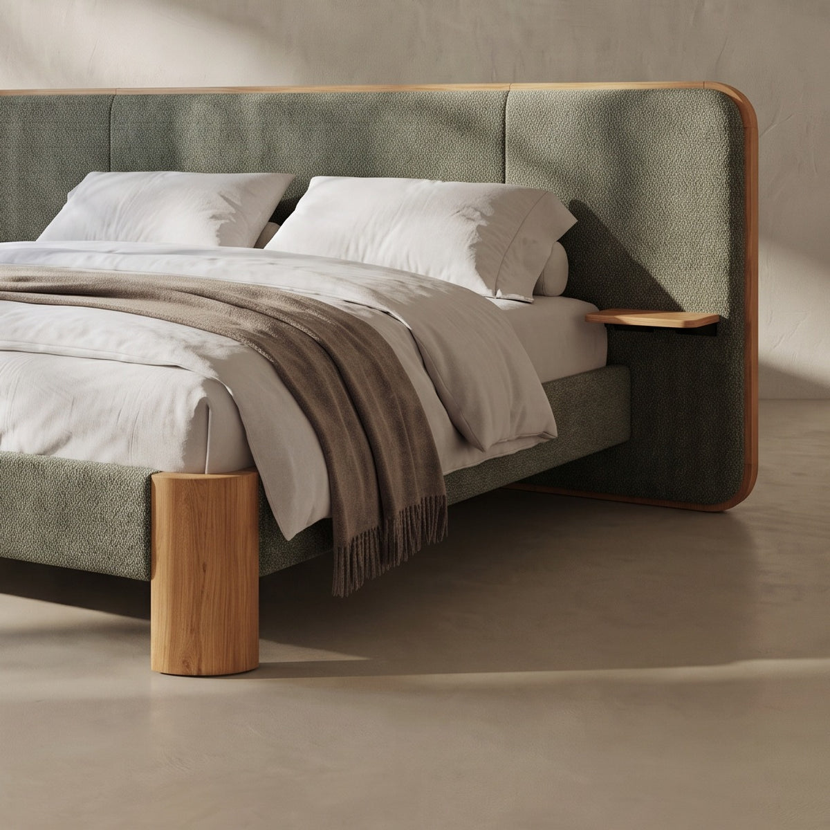 Elodie Upholstered Wooden Bed