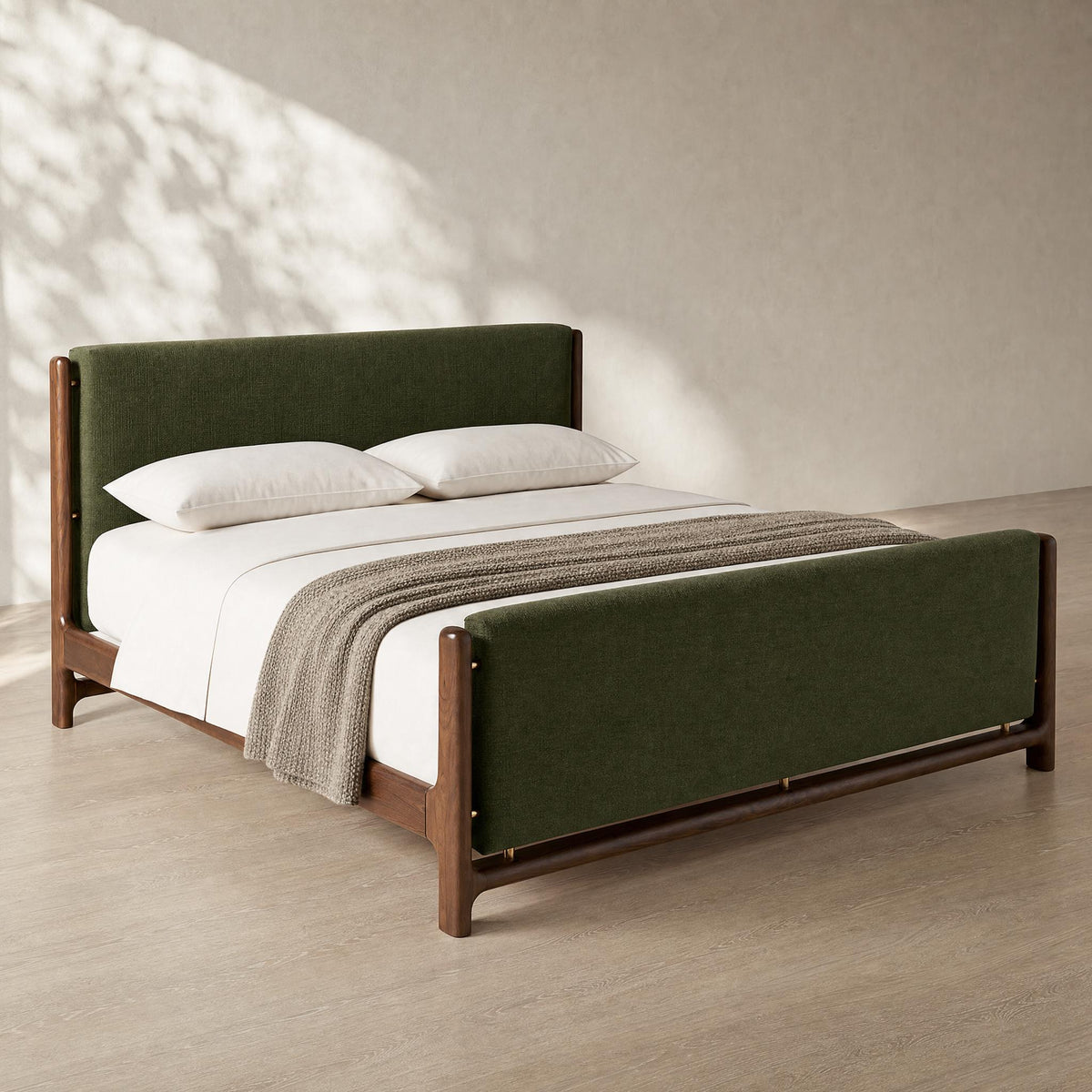 Matis Upholstered Wooden Bed