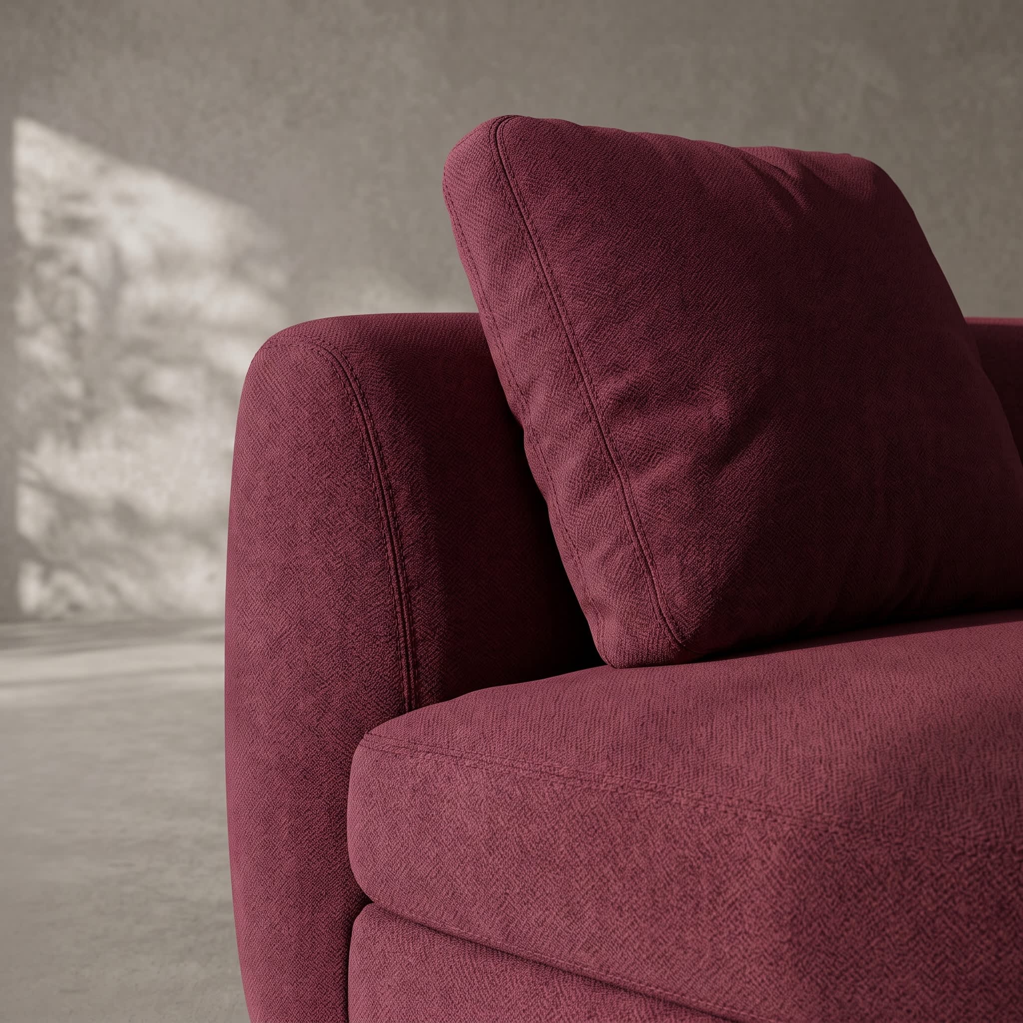 Burgundy Moon Sofa