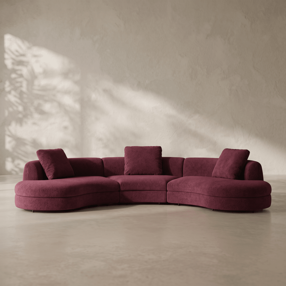 Burgundy Moon Sofa