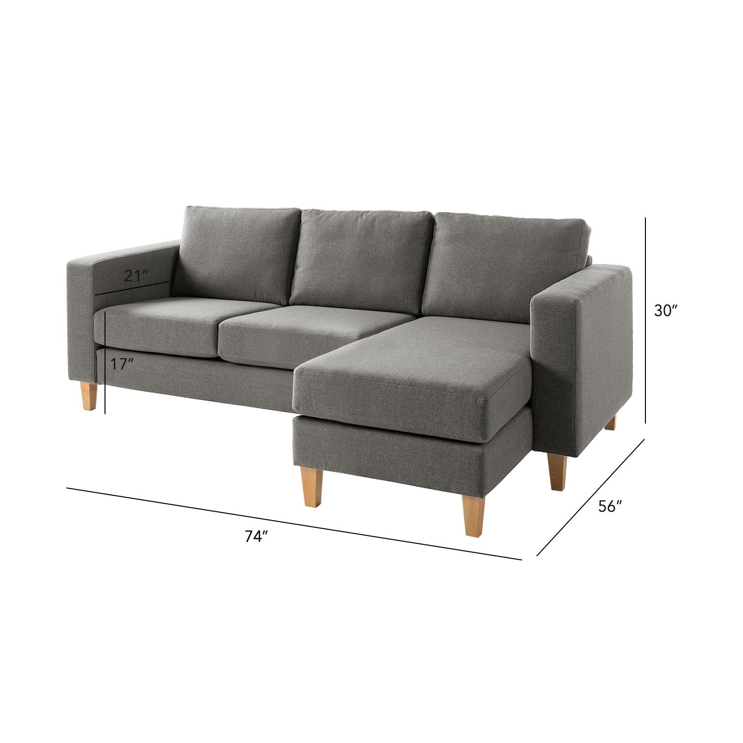 Allen L Shape Sofa for Spacious Areas | Custom Made