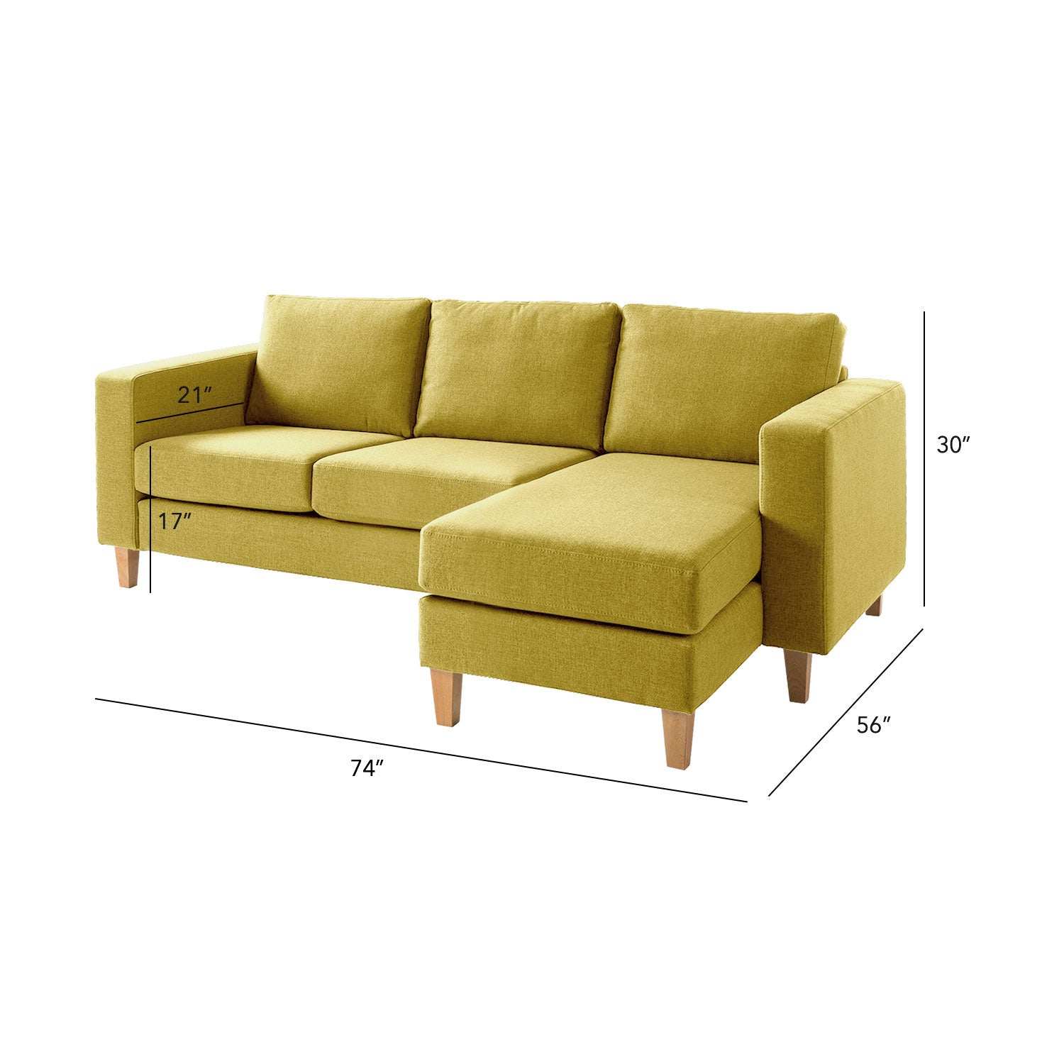 Allen L Shape Sofa for Spacious Areas | Custom Made