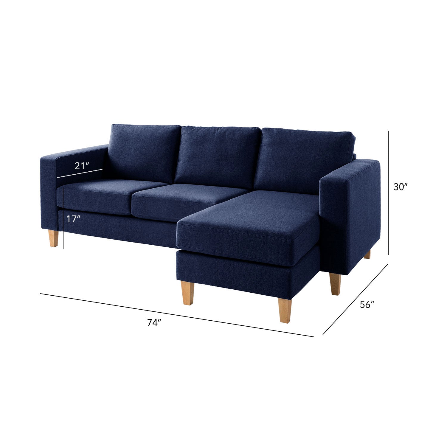 Allen L Shape Sofa for Spacious Areas | Custom Made