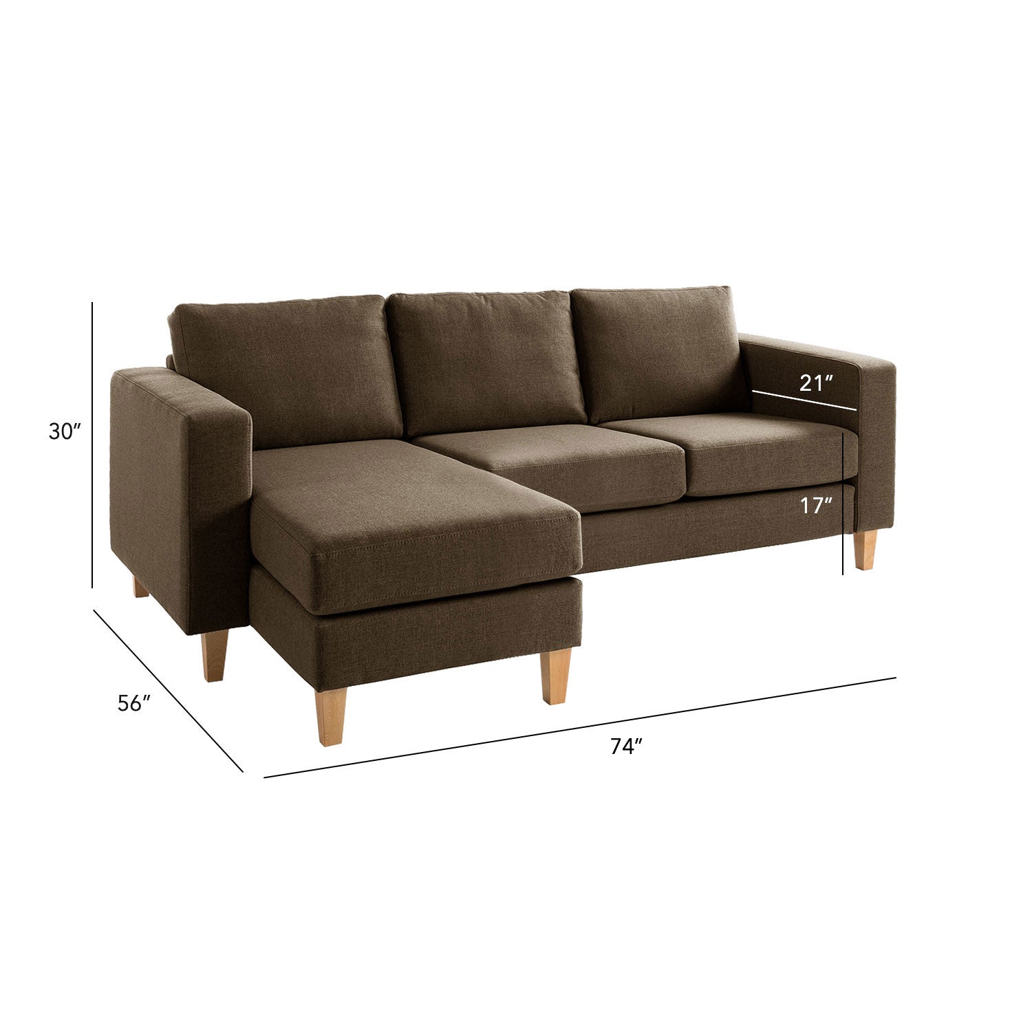 Allen L Shape Sofa for Spacious Areas | Custom Made