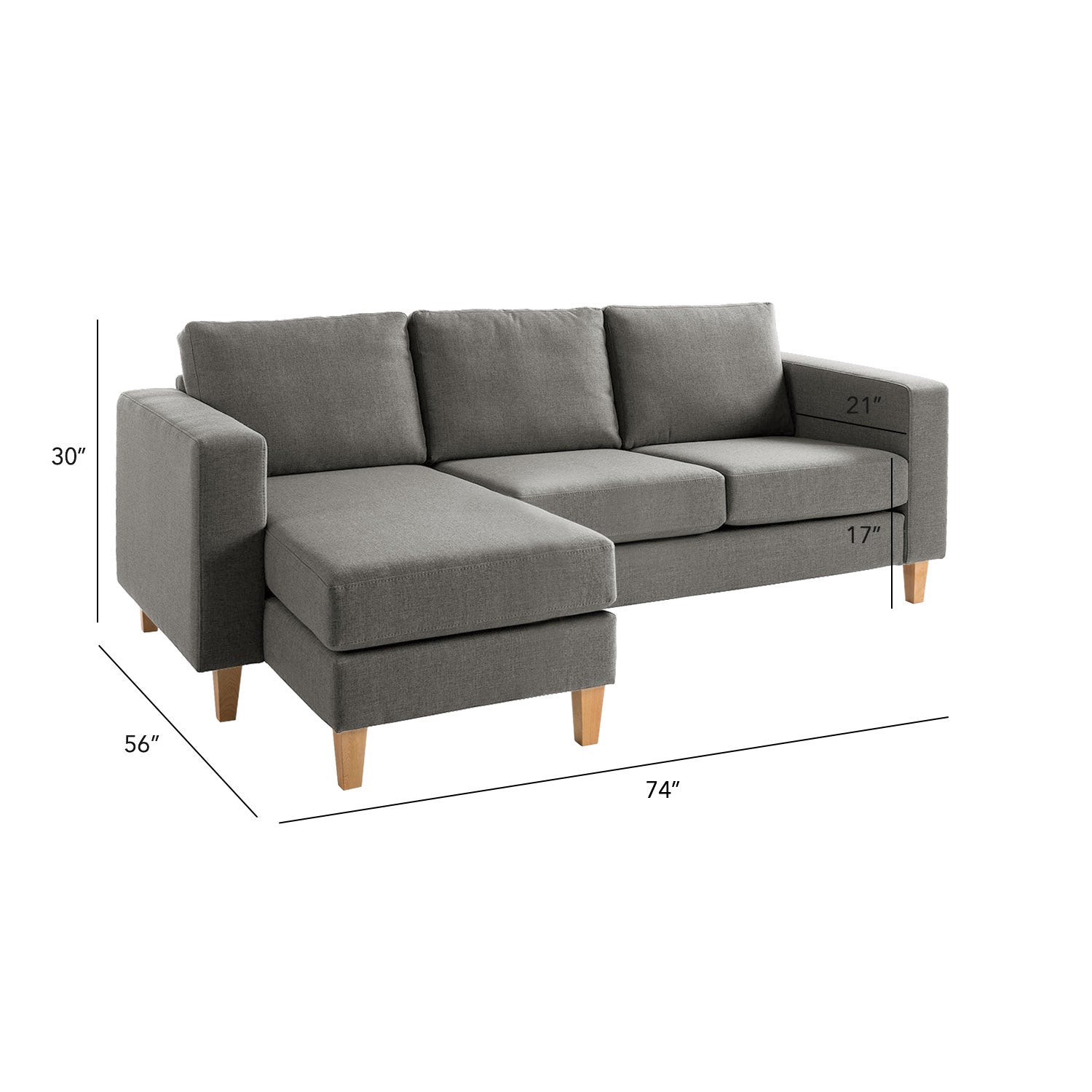 Allen L Shape Sofa for Spacious Areas | Custom Made