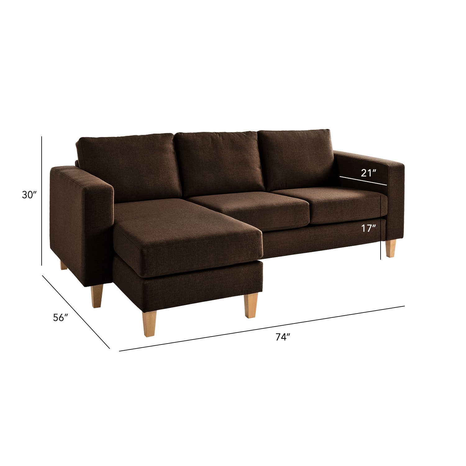 Allen L Shape Sofa for Spacious Areas | Custom Made