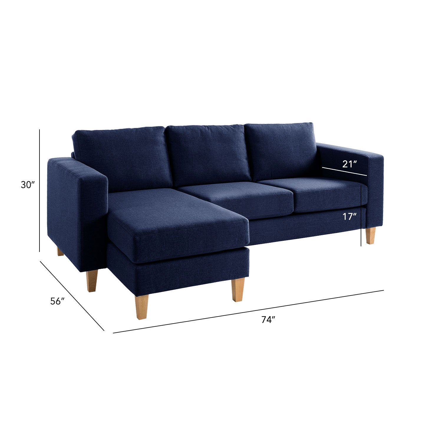 Allen L Shape Sofa for Spacious Areas | Custom Made