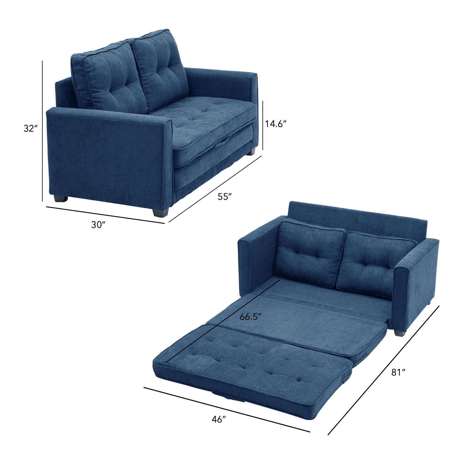 Julian Convertible Sofa Bed